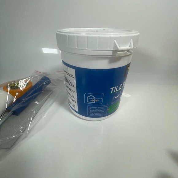 Duril Tile Refinishing Water Based Paint Low Odor &nVOC 1Kg 2 Coats 40-50 Sq. ft - Picture 2 of 8